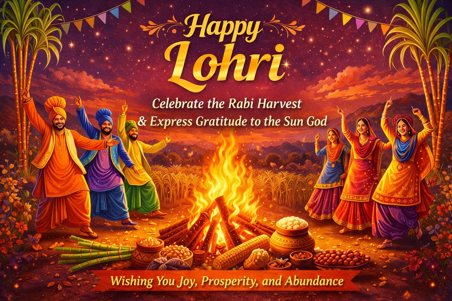 Lohri Festival: Celebrating the Rabi Harvest, Gratitude, and New Beginnings